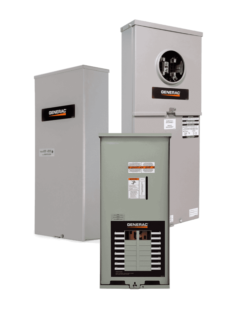 Generac offers a full line of residential single-phase transfer switches to meet any
need when paired with our home standby generators. These flexible solutions
ensure that you get to cover exactly what is needed.